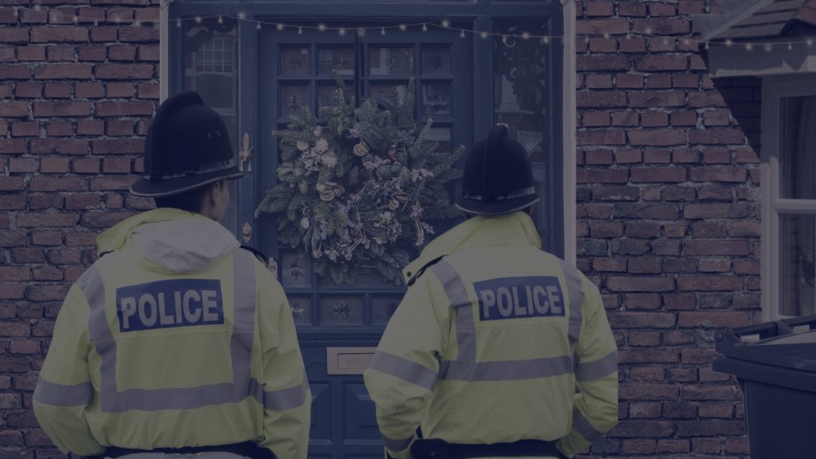 Police at door