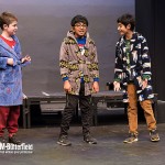 3 boys in dressing gowns